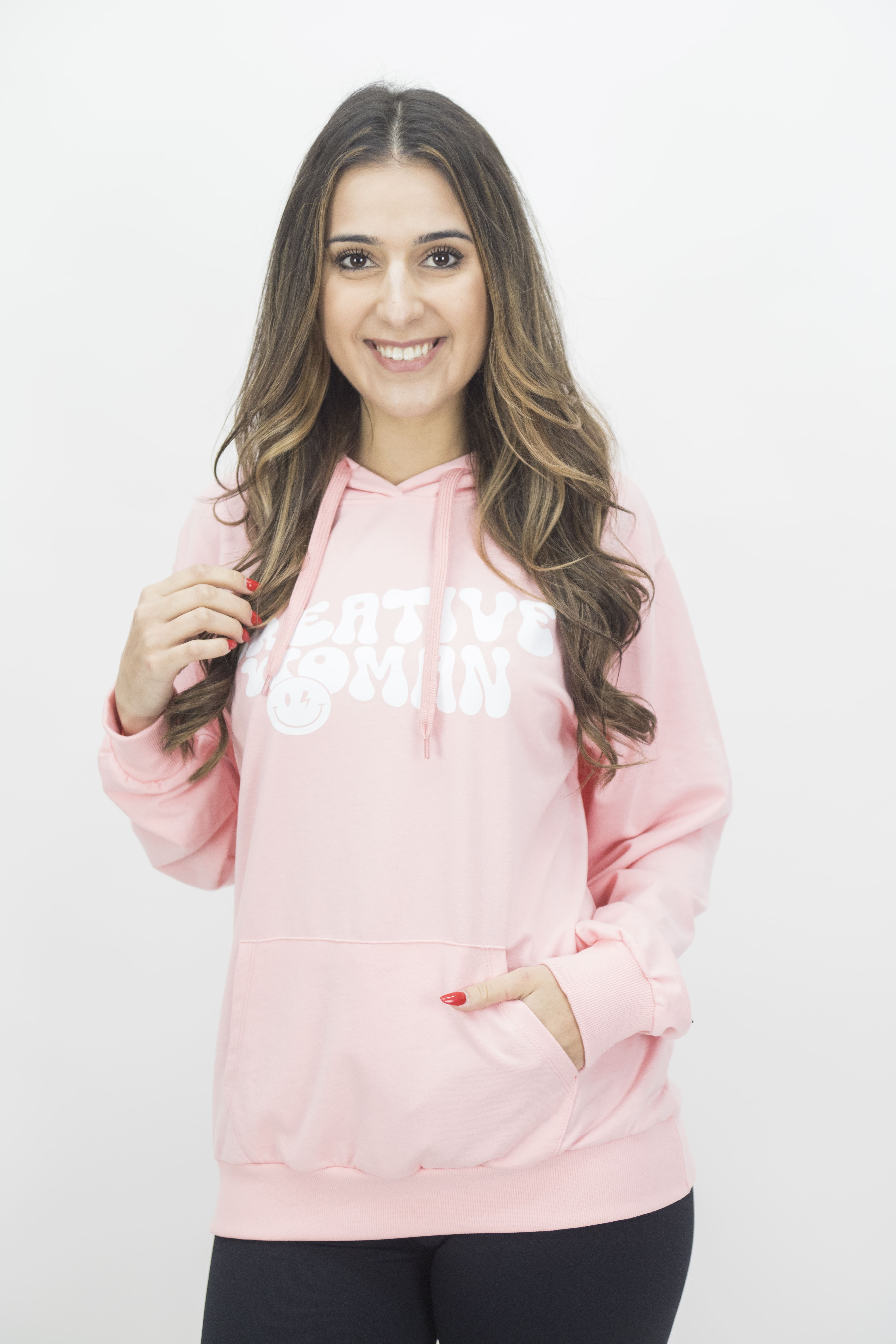 Sweats Senhora C/capuz 50% Algodão 50% poliester            