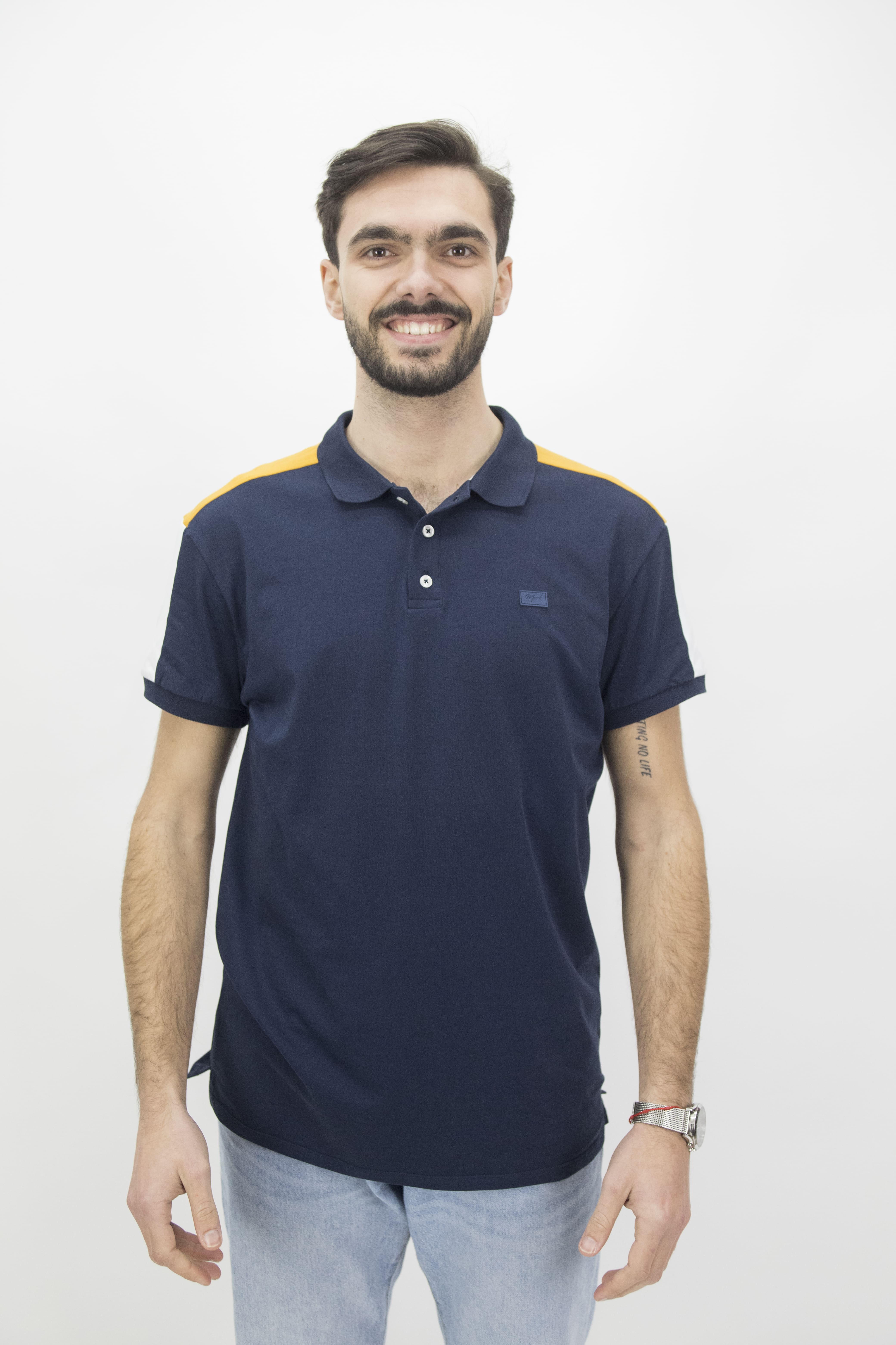 Polo Homem 90% Algodão 10% Elastano       