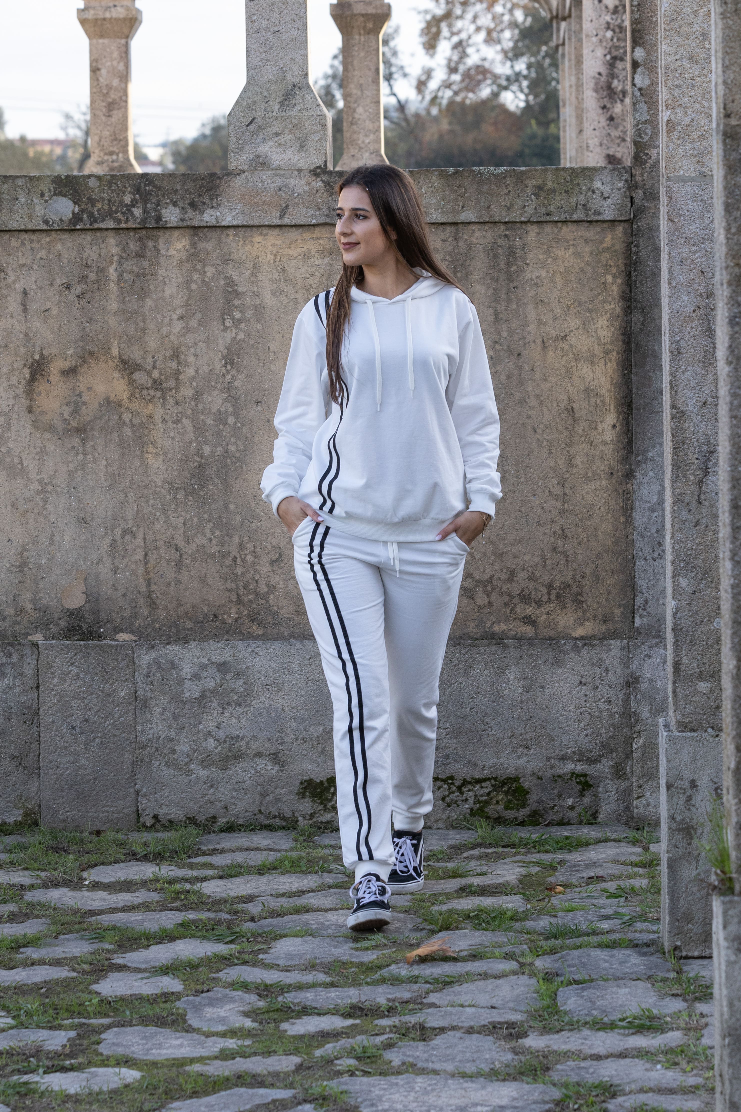 Conjunto Senhora Sweats+ Calça 50% Algodão 50% poliester         