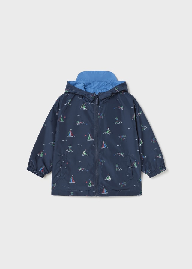 Parka reversivel print