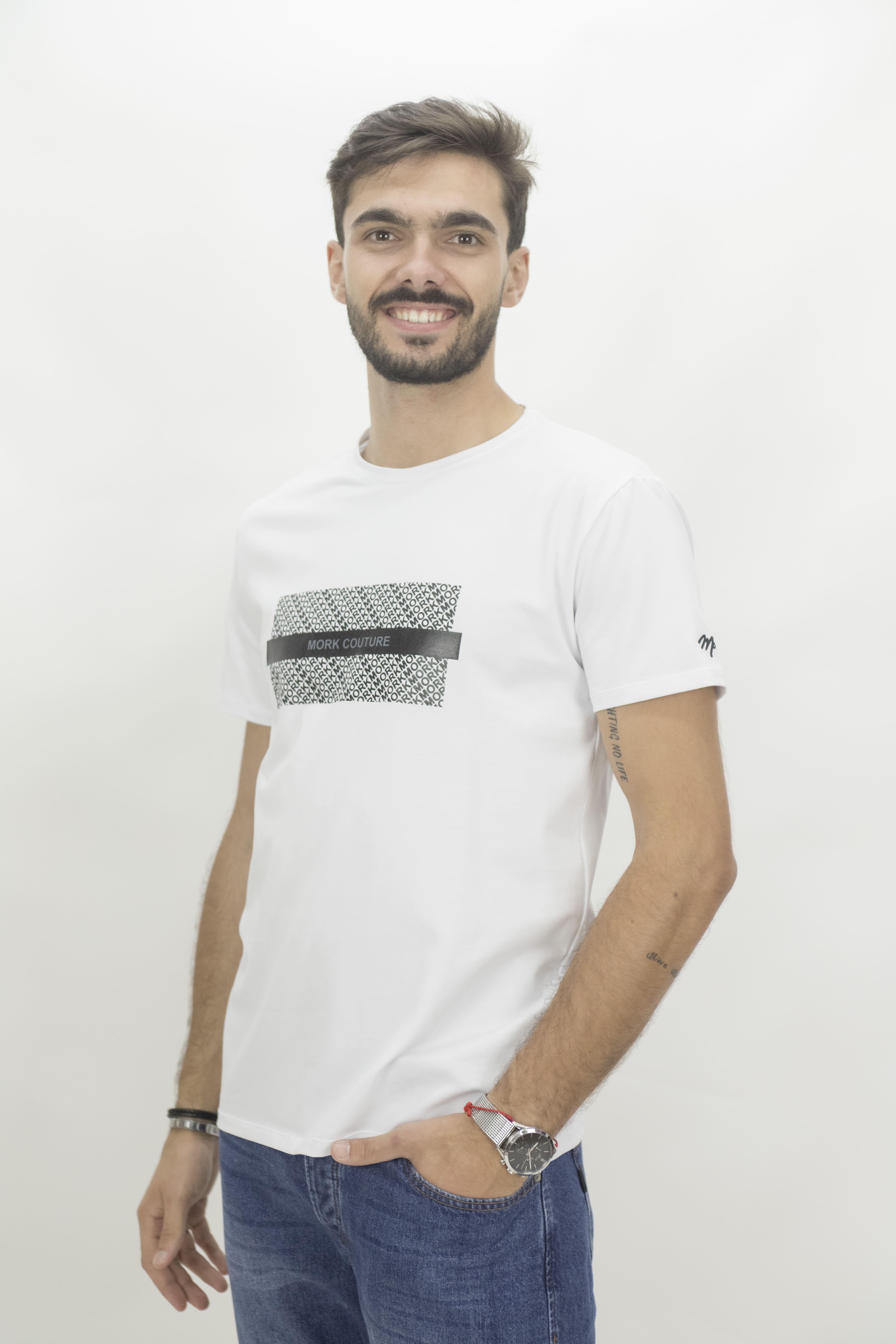 T-shirts Homem 90% Algodão 10% Elastano       