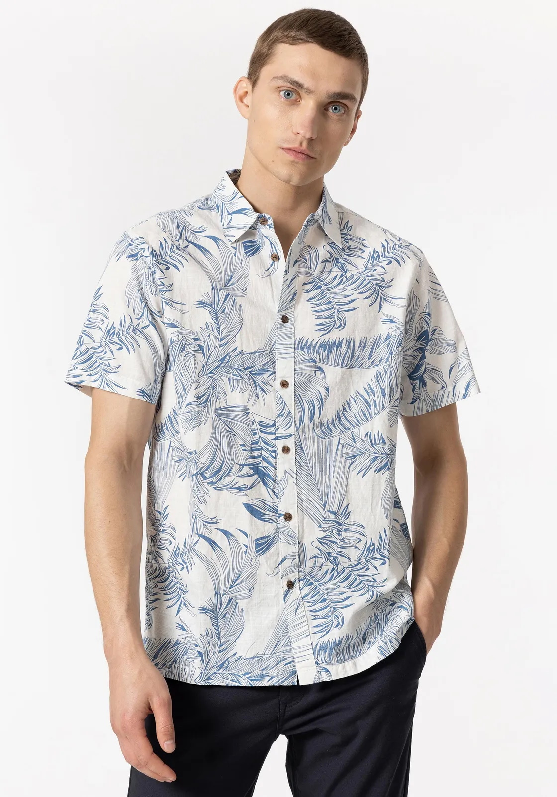 CAMISA S/S Rogan Homem