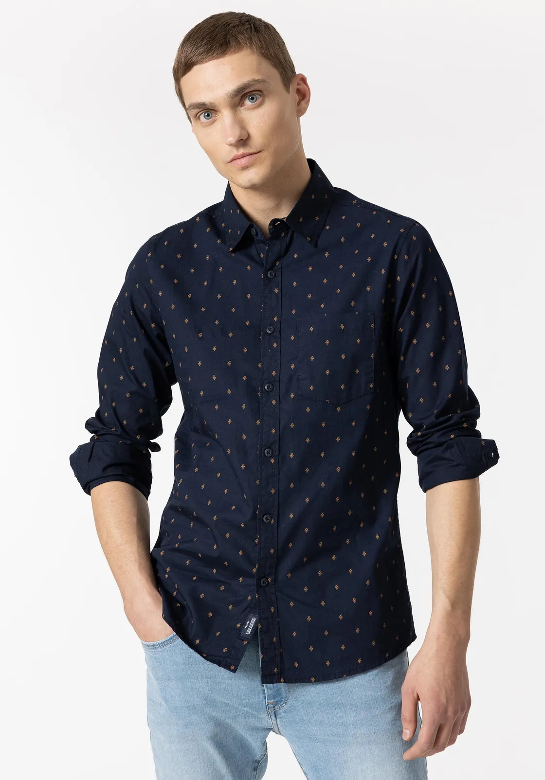 CAMISA L/S Poland_1 Homem