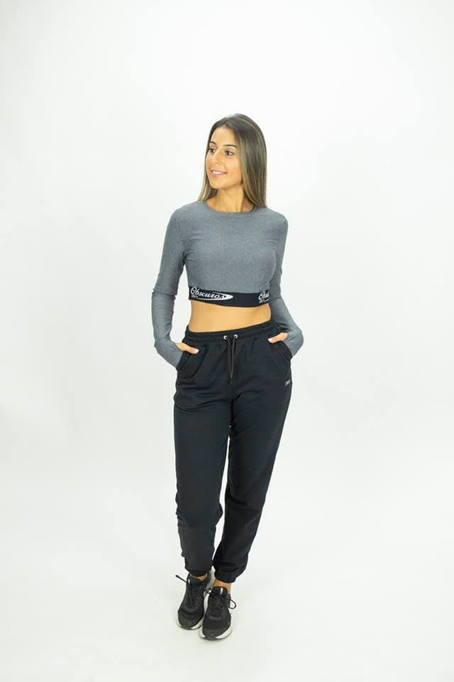 Crop top 80% Poliamida 20% Elastano       