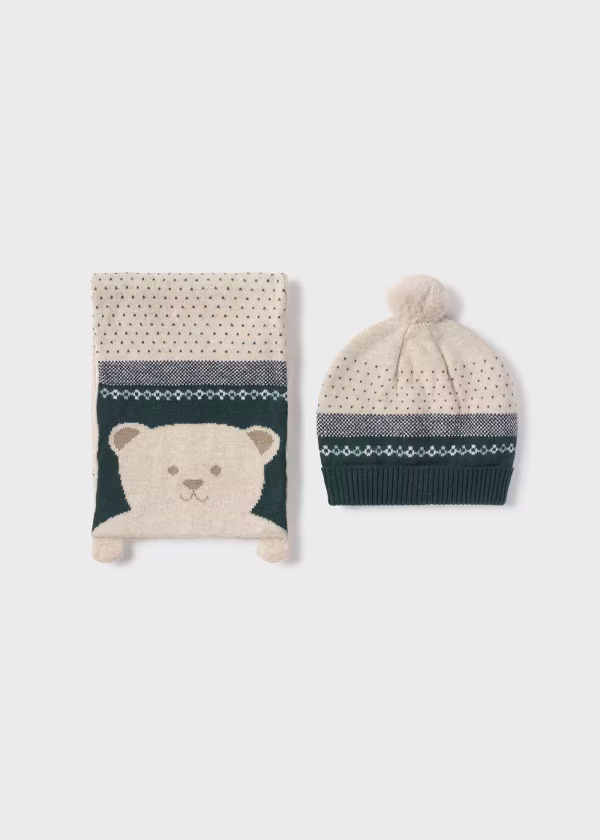 Conj. gorro-cachecol Baby menino 3A