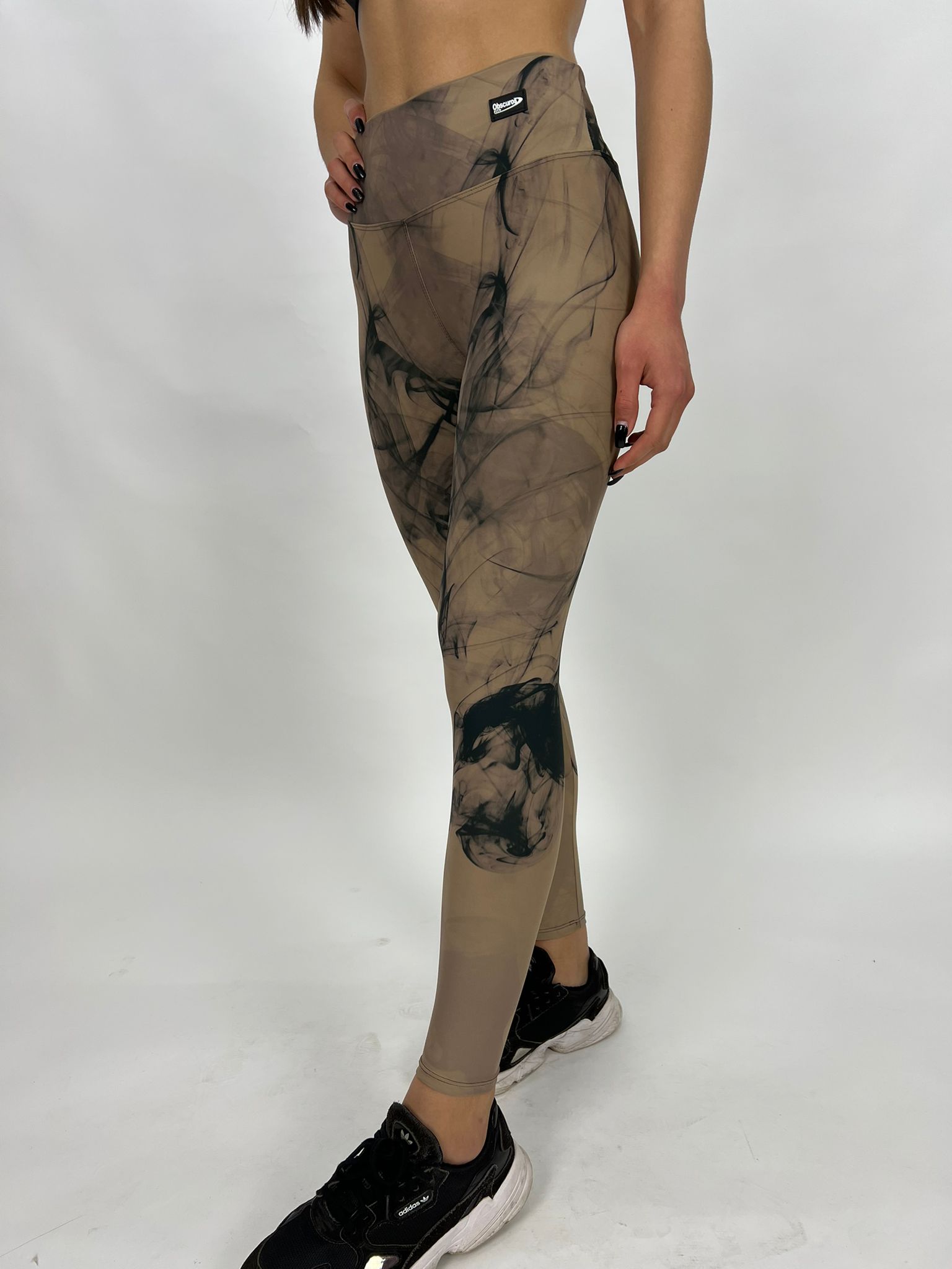 Leggings Sublimada de Cinta Subida 90% Poliamida 10% Elastano       