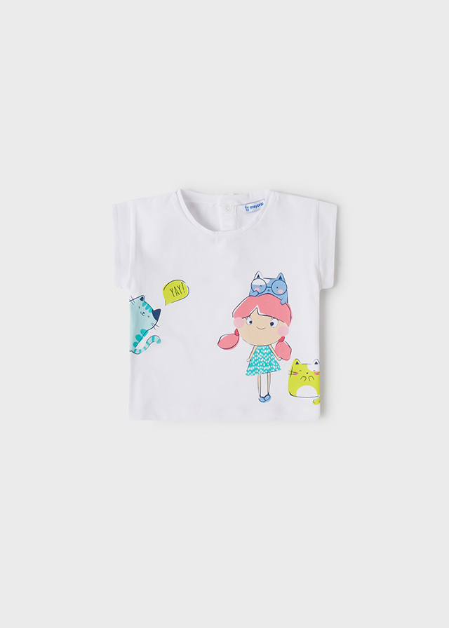 T´shirt menina gatos 4