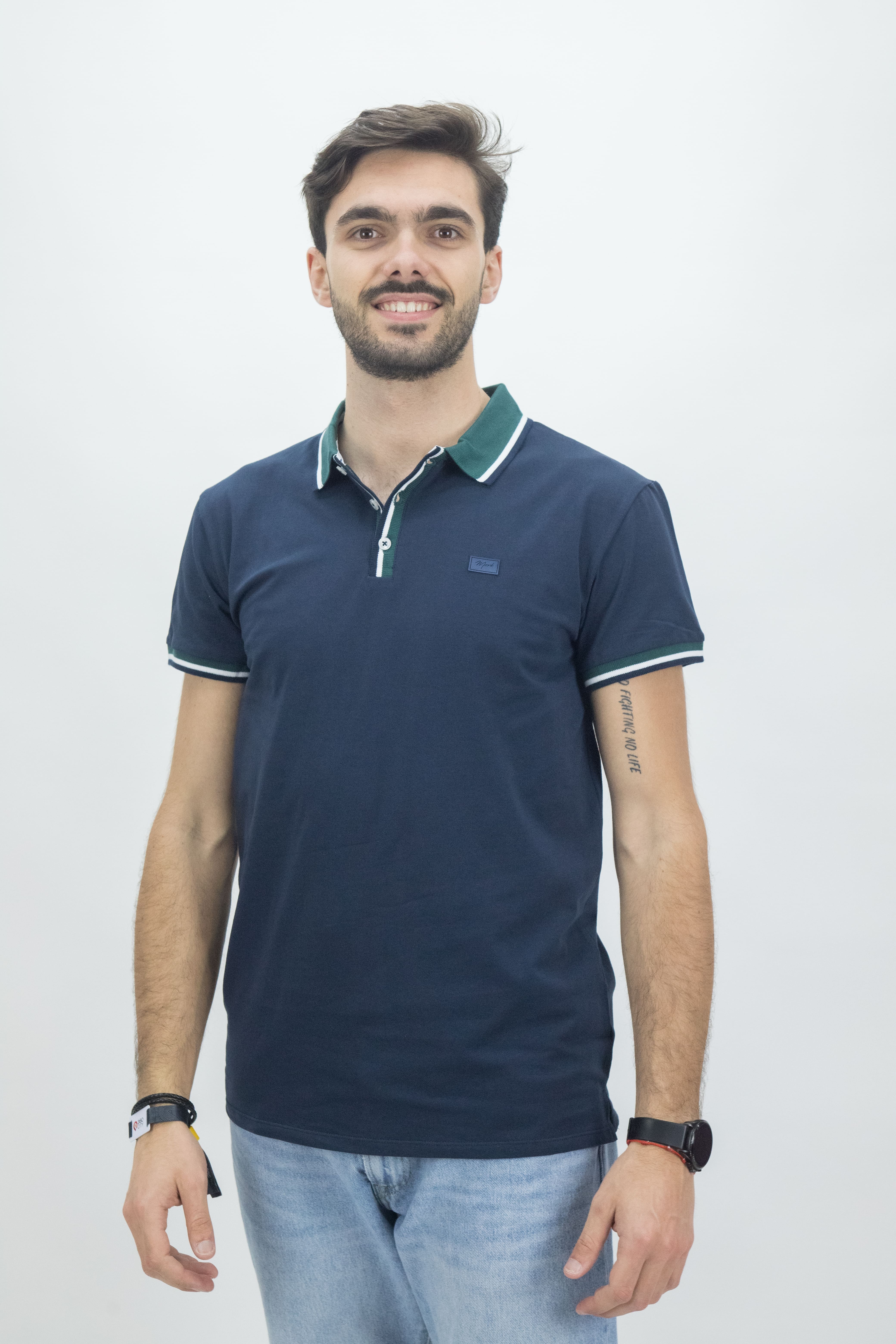 Polo Homem 90% Algodão 10% Elastano       