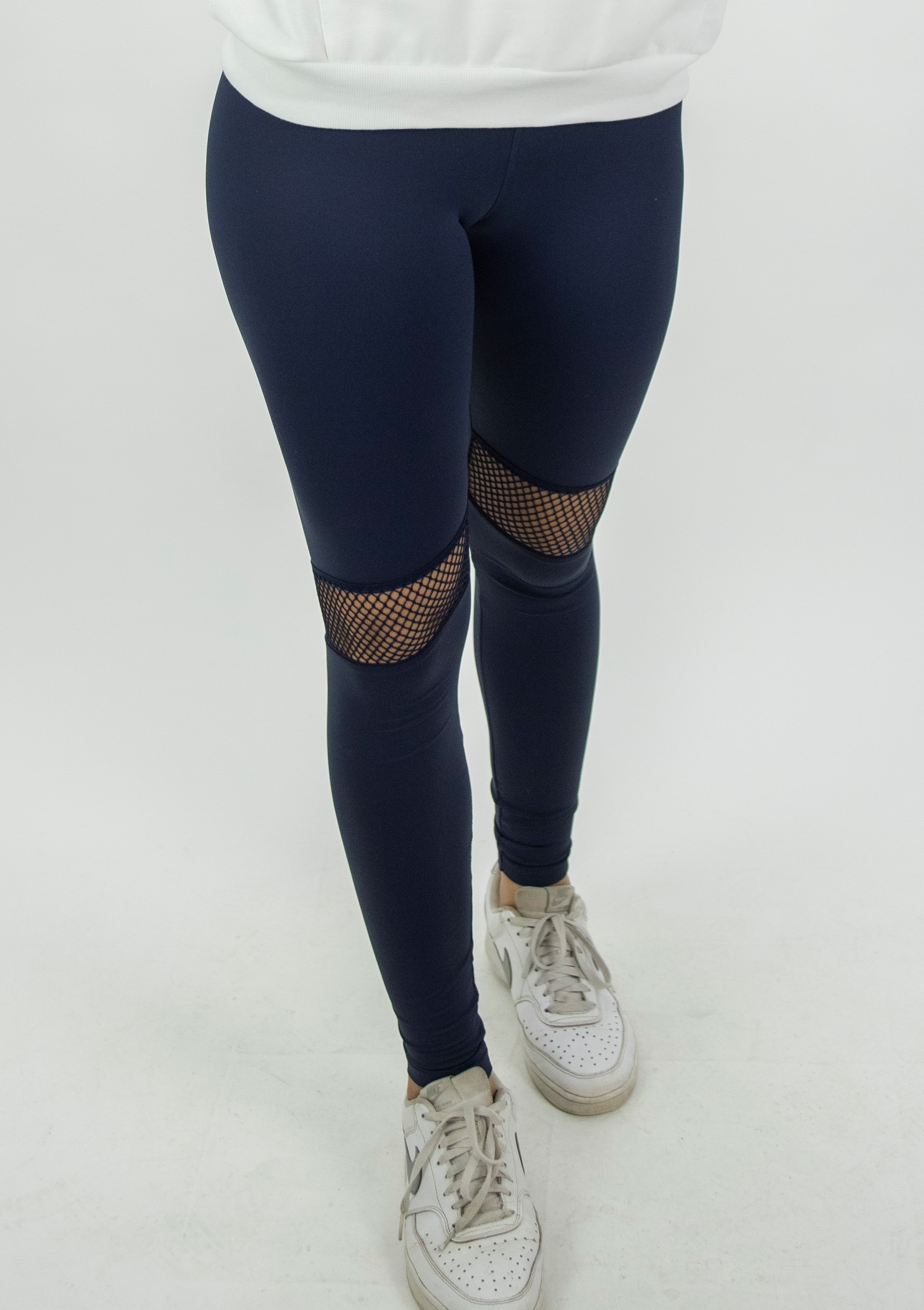 Leggings Lisa c/Transparencia em elastico 90% Poliamida 10% Elastano         