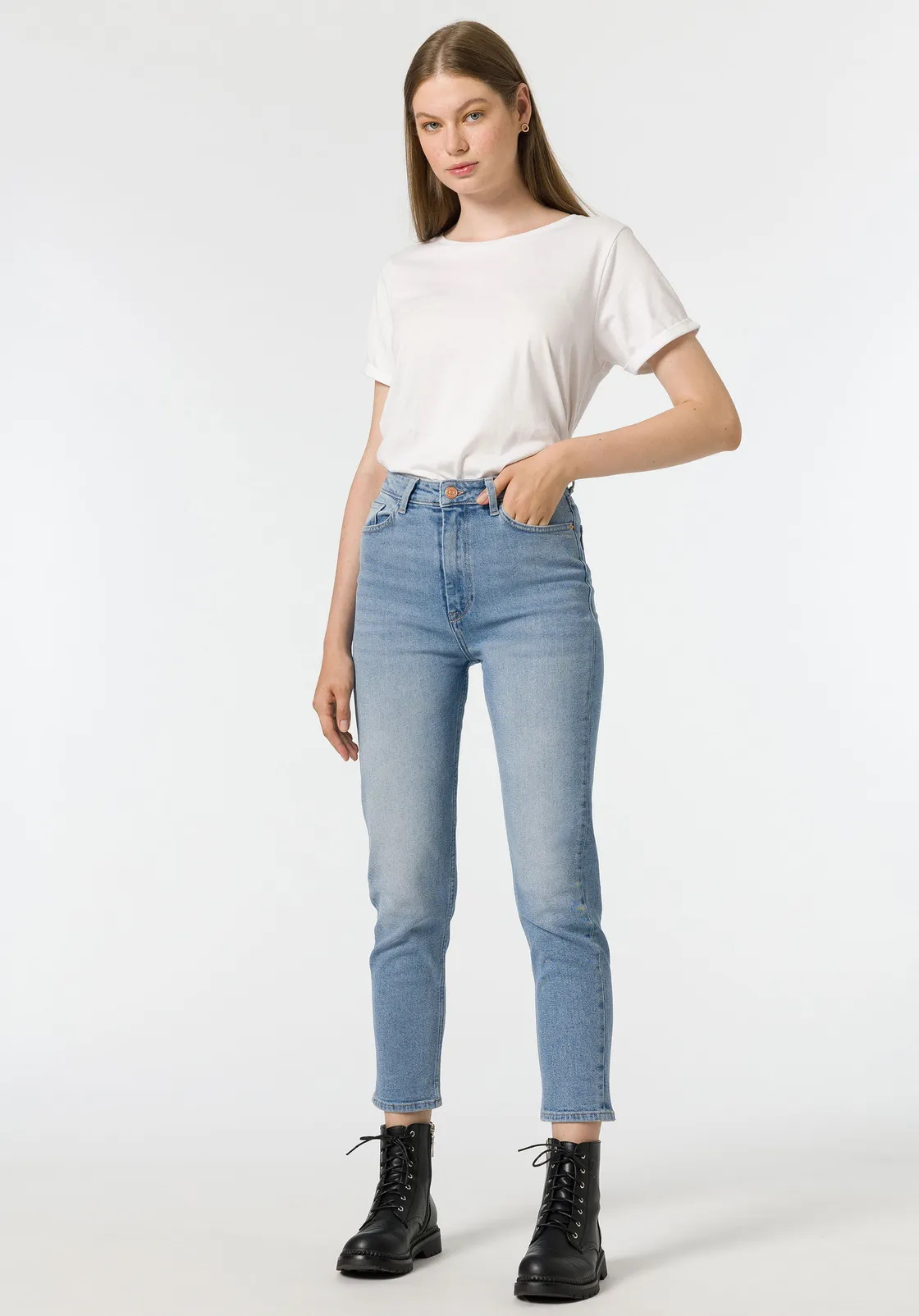 Jeans MOM_SLIM_23 Senhora