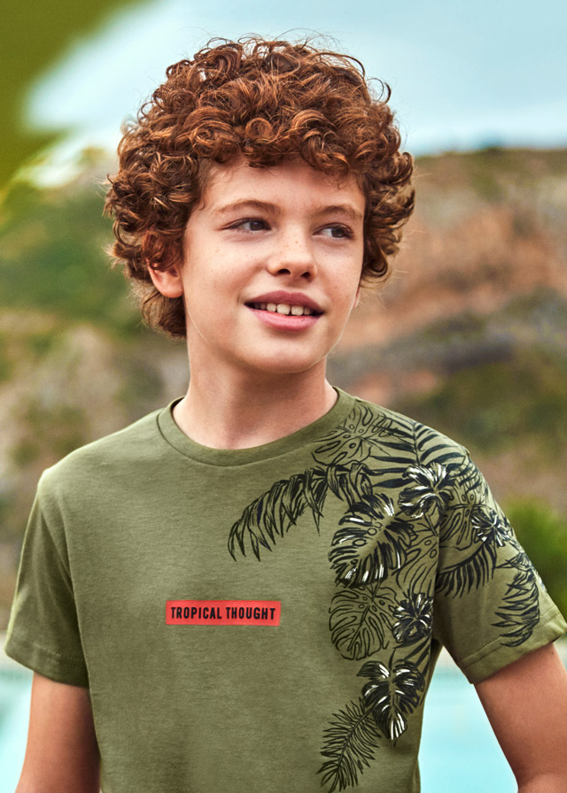 Camiseta m/curta "tropical" 7