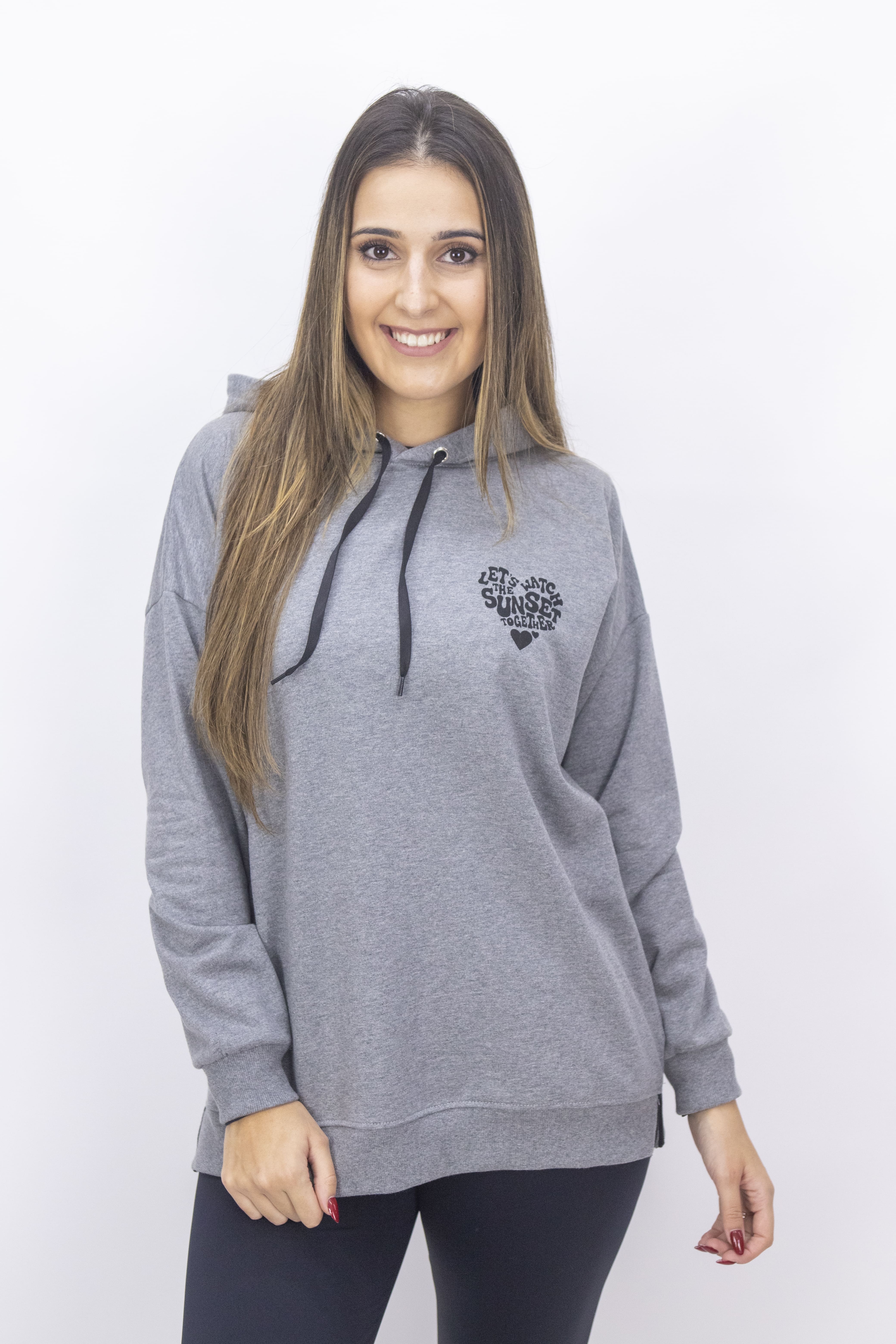 Sweats Senhora C/capuz 50% Algodão 50% poliester            