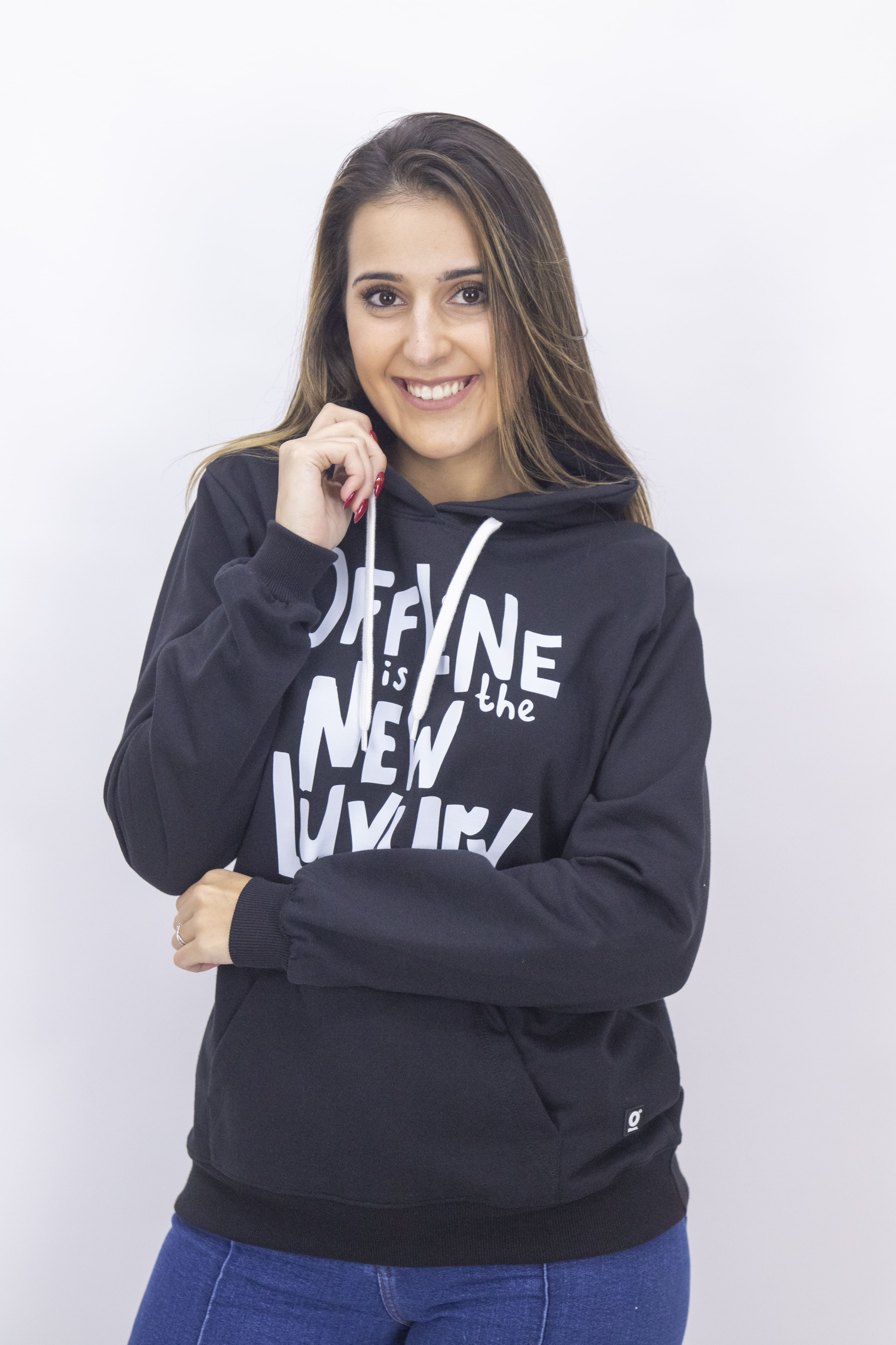 Sweats Senhora C/capuz 50% Algodão 50% poliester            